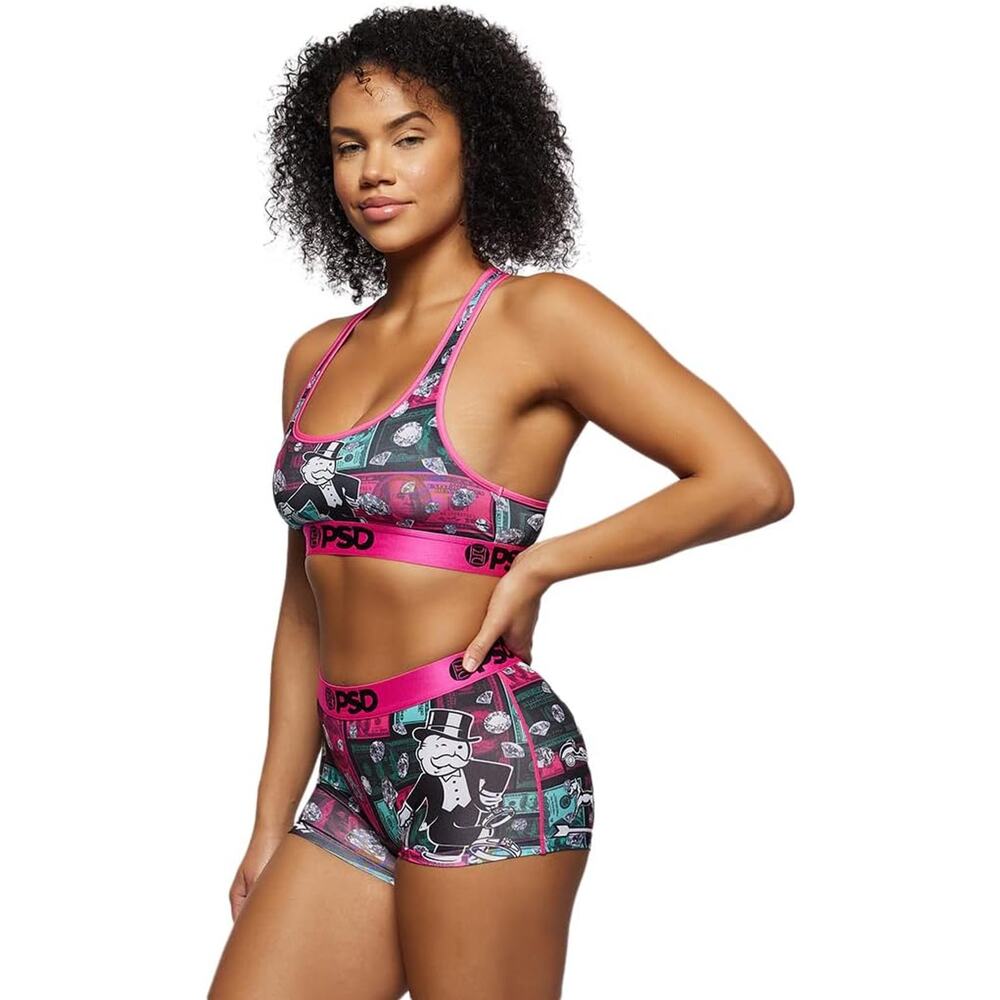 PSD Womens Park AVE. PNK Sports Bra Pink S